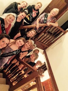 group of hen do sashes